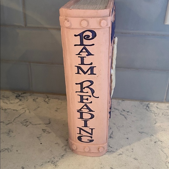 Vintage Inspired Victorian Gothic Fortune Teller Halloween Faux Resin Book NWOT - Picture 3 of 8